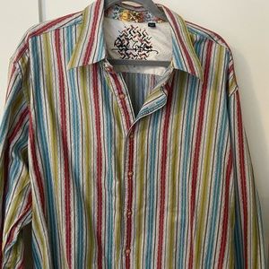 Robert Graham collared button down shirt
